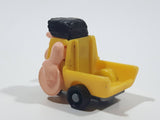 Kinder Surprise 01 n. 65 Yellow Man in Truck Plastic Miniature Toy Car Vehicle