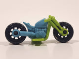 Kinder Surprise SE051 Blue and Green Plastic Miniature Toy Motor Cycle Vehicle