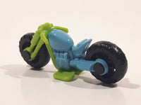 Kinder Surprise SE051 Blue and Green Plastic Miniature Toy Motor Cycle Vehicle
