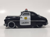 2016 Mattel Disney Pixar Cars '49 Merc Sheriff Polic Black and White 5" Long Plastic Toy Car Vehicle DTV04