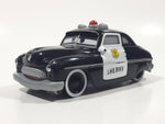 2016 Mattel Disney Pixar Cars '49 Merc Sheriff Polic Black and White 5" Long Plastic Toy Car Vehicle DTV04