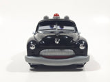 2016 Mattel Disney Pixar Cars '49 Merc Sheriff Polic Black and White 5" Long Plastic Toy Car Vehicle DTV04