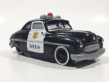 2016 Mattel Disney Pixar Cars '49 Merc Sheriff Polic Black and White 5" Long Plastic Toy Car Vehicle DTV04