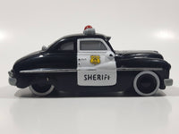 2016 Mattel Disney Pixar Cars '49 Merc Sheriff Polic Black and White 5" Long Plastic Toy Car Vehicle DTV04