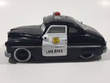 2016 Mattel Disney Pixar Cars '49 Merc Sheriff Polic Black and White 5" Long Plastic Toy Car Vehicle DTV04