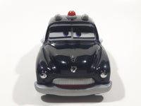 2016 Mattel Disney Pixar Cars '49 Merc Sheriff Polic Black and White 5" Long Plastic Toy Car Vehicle DTV04