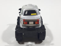 Unknown Brand Silver #5 Pull Back Plastic Toy Car Vehicle
