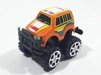 Unknown Brand Orange Pull Back Plastic Toy Car Vehicle