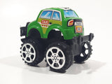 Unknown Brand Green Taxi Cab Pull Back Plastic Toy Car Vehicle