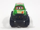 Unknown Brand Green Taxi Cab Pull Back Plastic Toy Car Vehicle