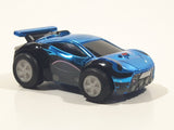 2017 Psyonix Zag Toys Chrome Blue Pull Back Plastic Die Cast Toy Car Vehicle