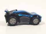 2017 Psyonix Zag Toys Chrome Blue Pull Back Plastic Die Cast Toy Car Vehicle