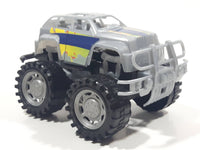 STCT 061 1706 Monster Struck Grey Push and Go Plastic Die Cast Toy Car Vehicle