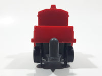 2004 Mattel GeoTrax Push Along Train Locomotive Red Plastic Toy