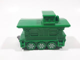 2017 McDonald's Happy Meal Christmas Train #12 Caboose Green Plastic Toy Train Car