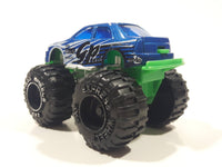 Greenbrier 4x4 Express Wheels Monster Truck GPixel Blue and Green Plastic Die Cast Toy Car Vehicle