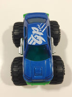 Greenbrier 4x4 Express Wheels Monster Truck GPixel Blue and Green Plastic Die Cast Toy Car Vehicle