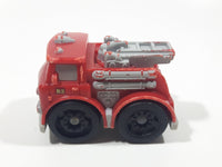 2012 Mattel Fisher Price RS Radiator Springs Ladder Fire Truck Red Plastic Die Cast Toy Car Vehicle