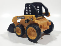 Tomy John Deere Loader Yellow Plastic Die Cast Toy Construction Equipment Vehicle