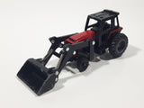 Vintage Case International Tractor Red and Black Die Cast Toy Car Vehicle Broken Hydraulics