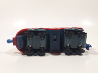 2010 Ludorum Learning Curve Chuggington Train Locomotive Wilson Red Plastic Die Cast Toy Vehicle 5 1/4" Long