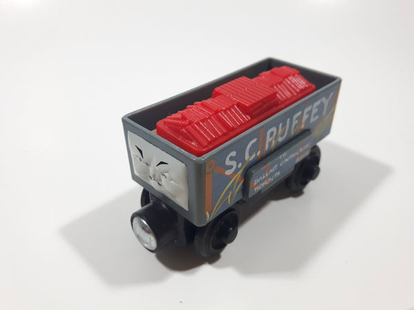 Thomas & Friends FHM63 S.C. Ruffey Train Car Grey Wood and Plastic Magnetic Toy Vehicle 3 3/8" Long