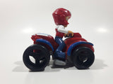 Spin Master Paw Patrol Ryder Character Quad ATV Red, Blue, and White Plastic Die Cast Toy Car Vehicle 3 5/8" Long