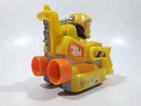 Spin Master Paw Patrol Rubble Character Bulldozer Yellow and Orange Plastic Die Cast Toy Car Vehicle 3 5/8" Long
