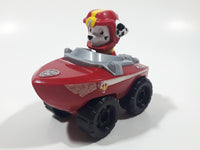 Spin Master Paw Patrol Marshall Character Boat Red Plastic Die Cast Toy Car Vehicle 3 3/4" Long