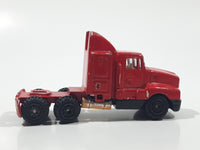 Unknown Brand 10/06 Semi Tractor Truck Red Die Cast Toy Car Vehicle