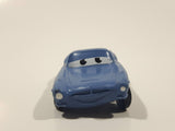 Disney Pixar Blue PVC Hard Rubber Toy Sports Car Vehicle