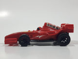 Unknown Brand No. 288A Formula 1 Grand Prix #55 Red Plastic Die Cast Toy Sports Car Vehicle