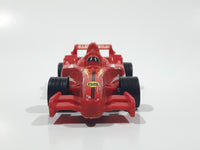 Unknown Brand No. 288A Formula 1 Grand Prix #55 Red Plastic Die Cast Toy Sports Car Vehicle