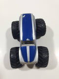 2017 Hot Wheels Monster Jam Grave Digger The Legend Monster Truck Silver and Blue Die Cast Toy Car Vehicle