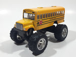 Kinsfun KS 5108 Whistler, Canada Monster Truck School Bus Yellow Pull Back Die Cast Toy Car Vehicle