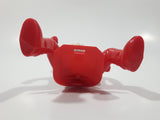 Red Plastic Bike or ATV Style Rider 5 1/4" Tall Toy Figure