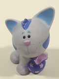 2000 Mattel Viacom International Blue's Clues Periwinkle Cat Light Purple 2 1/2" Tall Plastic Toy Figure