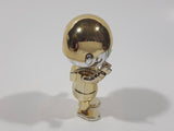 Bonkers Toy RTR-PW Ryan's World Gold Chrome Robot Character 3" Tall Plastic Toy Figure