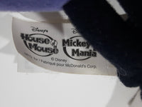 2001 McDonald's Disney House of Mouse Mickey Mania Mickey Mouse 5" Tall Stuffed Toy Figure