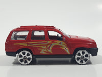 Motor Max No. 6072 Jeep Grand Cherokee Red 1/64 Scale Die Cast Toy Car Vehicle