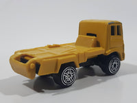 Maisto Dump Truck Yellow 1/64 Scale Die Cast Toy Car Vehicle Missing Dumper