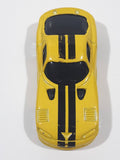 2009 Maisto 1998 Dodge Viper GT2 Yellow With Black Stripes Die Cast Toy Car Vehicle Missing Spoiler