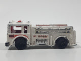 2000 Hot Wheels Virtual Collection Fire Eater Fire Truck White Die Cast Toy Car Vehicle