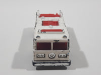 2000 Hot Wheels Virtual Collection Fire Eater Fire Truck White Die Cast Toy Car Vehicle