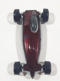 1999 Hot Wheels Street Raptor Maroon Dark Red Die Cast Toy Car - McDonald's Happy Meal 13/16