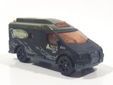 2007 Matchbox Pirates Ambulance Matte Black Die Cast Toy Car Vehicle