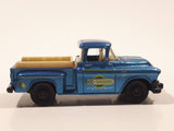 2011 Matchbox Farm Rigs 1957 GMC Stepside Truck Metalflake Blue Die Cast Toy Car Vehicle