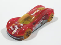 2019 Hot Wheels X-Raycers Crescendo Clear Red Die Cast Toy Car Vehicle