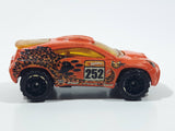2010 Hot Wheels Jungle Rally Toyota RSC (Rugged Sport Coupe) Orange Die Cast Toy Concept Car SUV Vehicle