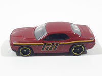 2016 Hot Wheels Multipack Exclusives Dodge Challenger Concept Metalflake Dark Red Die Cast Toy Muscle Car Vehicle